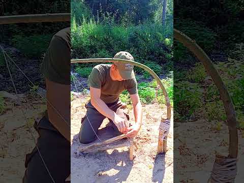 A FIVE-MINUTE SURVIVAL TRAP #trap #diy #farming #bushcraft