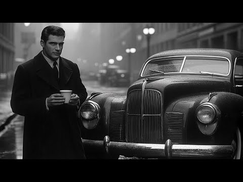 Immersive Vintage Swing Jazz Music 🚘 Noir City Atmosphere and Classic Car Vibes