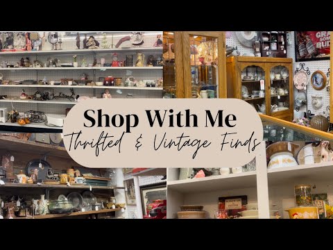 Thrifting & Vintage Shop With Me & Haul!