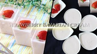 Strawberry Bavarois Cream Recipe いちごババロアレシピ