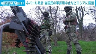 ネパール政府　自国民の軍採用中止などロシアに要請(2023年12月8日)