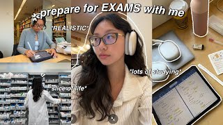 STUDY VLOG 📓 PRODUCTIVE & REALISTIC days preparing for EXAMS: long study days, self care & new nails