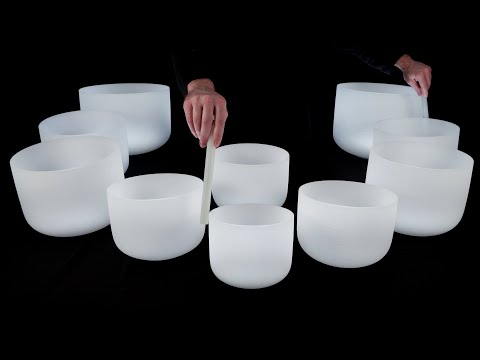 Crystal Bowls for Deep Sleep 🌀 Aura Cleansing Vibrations 432 Hz