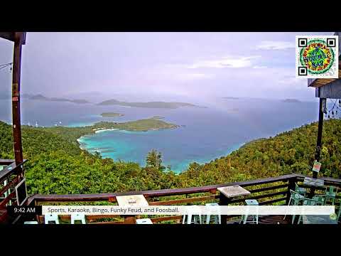 Spectacular Rainbow Timelapse Over The Windmill Bar, St. John: A 45-Second Journey