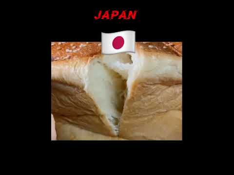 Russia vs Japan Difference in bread softness ロシアvs日本　パンの柔らかさの違い　Россия пРазница в мягкости хлеба