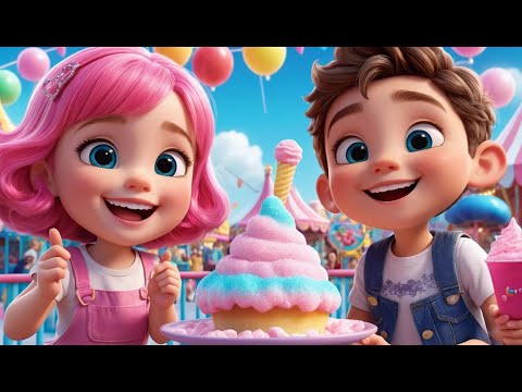 Cotton Candy, Cotton Candy, Sweet and Light | Fun Nursery Rhyme for Kids | Sing-Along Song