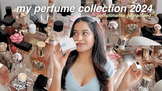 My Perfume Collection 2024 | sweet, vanilla, coconut, florals etc. | nishkabhura