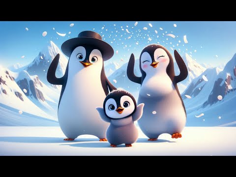 El Desfile de los Pingüinos: ¡Una Rima Divertida para Bailar! - Penguin song Spanish version