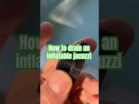 How to Drain Your Inflatable Hot Tub Jacuzzi | Step by Step Demo | RELXTIME Brand