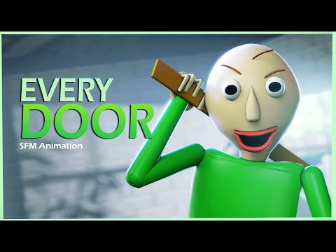 SFM/BALDI BASICS~ ► Every Door by CG5 (feat. Caleb Hyles)  ll ANIMATED by MemeEver ll