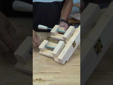 MAKE Your Own Plywood Clamp for Woodworking Tools TODAY! #clamp #diy #woodworking #shorts