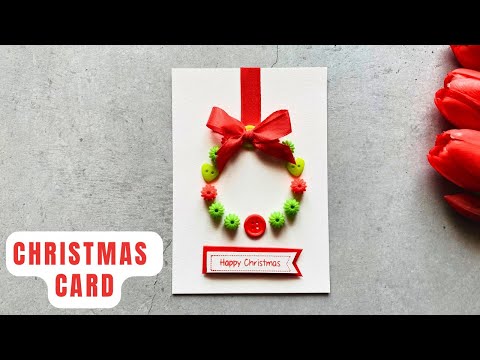 DIY Christmas Card | Christmas Card Making | Handmade Christmas Card #christmascard