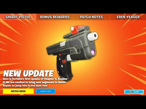 🔴 New WEAPON *UPDATE* OUT NOW in FORTNITE!