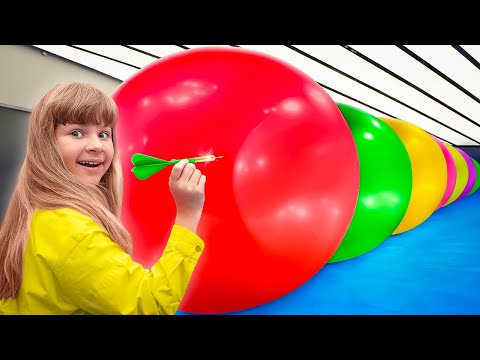 How Many Giant Balloons Stops An Arrow?