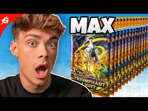 MAX Pack Opening for Triumphant Light! (CRAZY LUCK)