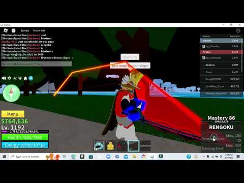 Demon Slayer in Bloxfruits??? (Rengoku)