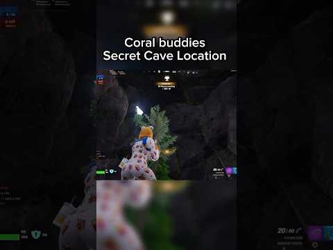 CORAL BUDDIES SECRET CAVE *LOCATION* in FORTNITE | #shorts #fortnite