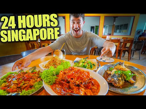 24 Hours of SINGAPORE Street Food 🇸🇬 CHILLI CRAB at Singapore's ONLY Floating Restaurant!