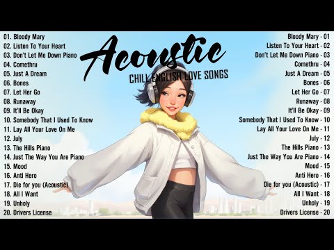 Acoustic Songs 2025 🌻 Chill English Acoustic Love Songs 2025 Cover 🌻 Best Acoustic Music of All Time