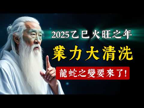 2025乙巳火旺之年，龍蛇之變業力大清洗！我想了很久，還是要講一個天大的秘密：