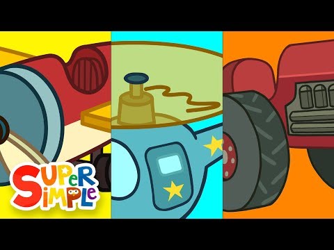 Turn & Learn ABCs - TRANSPORTATION! | ​​🌈 Super Simple ABCs