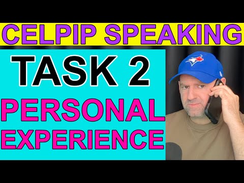 Types of Personal Experiences | CELPIP Speaking Task 2