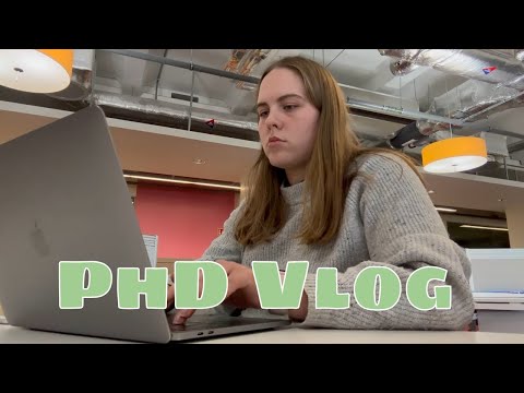 Day in the Life of a Computer Science PhD Student * Final Year PhD Vlog *