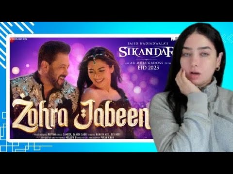 Zohra Jabeen Reaction | Sikandar | Salman Khan, Rashmika| Pritam|Nakash, Dev, Mellow D| Sajid N|AR M