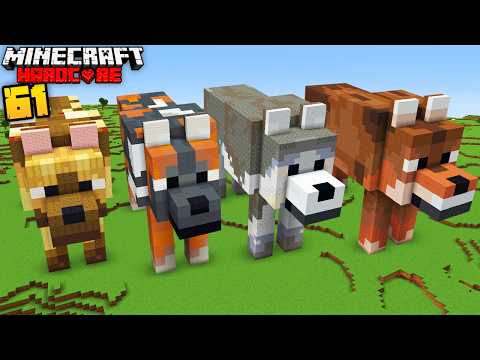 I Built EVERY WOLF VARIANT in Minecraft Hardcore