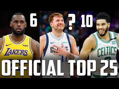 OFFICIAL Top 25 Players In The NBA Right Now...