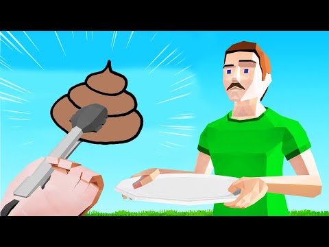 バーベキューでうんこ焼いて食ってみた【BBQ Simulator】