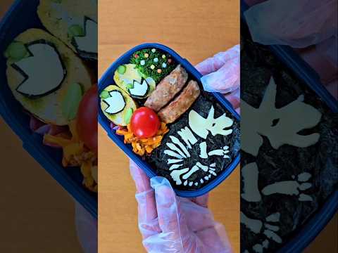 子供は喜ぶであろう恐竜の化石弁当