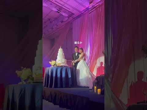 【結婚式】ケーキ入刀シーン/撮影