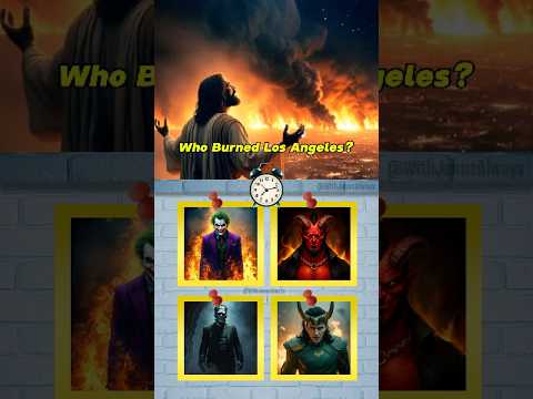 Jesus in the Los Angeles Fire! 🔥 - With Jesus Always #jesus #biblequiz #biblestudy #jesusquiz