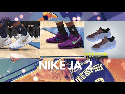 NIKE JA 2 NBA2K25 SHOE CREATOR PACK (STAR GAZER,MURRAY STATE,CHRISTMAS )