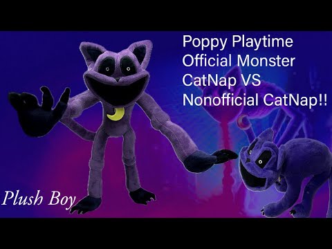 Poppy Playtime Official Monster CatNap VS Nonofficial CatNap!! 🐱🙀 @PlushBoyHuggy