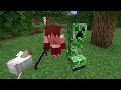 Minecraft, But Mobs Are Randomly Hostile...