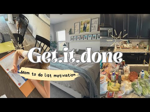 GET.IT.DONE WITH ME||HOMEMAKER + MOM TO DO LIST MOTIVATION✔️🙌🏻