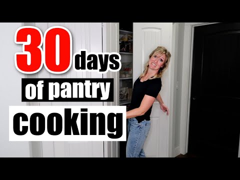 I COOKED OUT OF MY PANTRY FOR 30 DAYS | PANTRY COOKING CHALLENGE | Pantry Challenge 2024