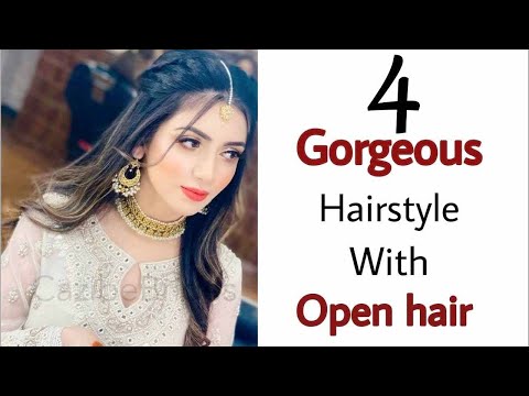 Easy & Graceful Hairstyle for girls | Beautiful open hairstyle for wedding | Trending hairstyle