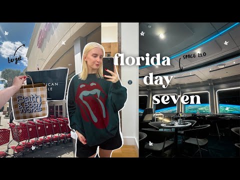 DAY 7 | walt disney world vlogs! shopping in target, epcot forever fireworks & space 220 date