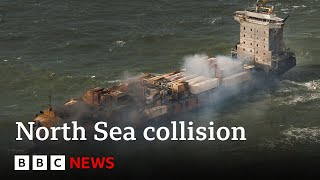 Arrested North Sea collision captain is Russian national, ship owner confirms | BBC News