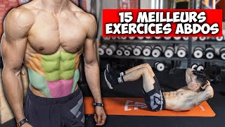 15 MEILLEURS EXERCICES ABDOMINAUX !