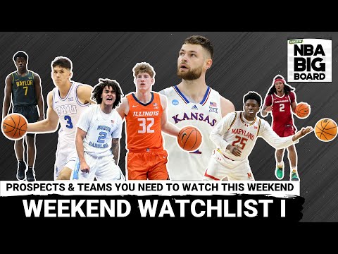 Weekend Watchlist Part I: Can VJ Edgecombe Bounce Back vs Arkansas? BYU's Freshmen & UNC vs Kansas