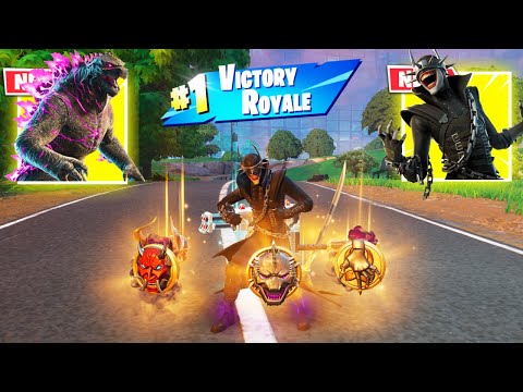 THE BATMAN WHO LAUGHS vs "GODZILLA PORTAL" 3 NEW MEDALLIONS & MYTHIC’S CHALLENGE (Fortnite Chapter6)