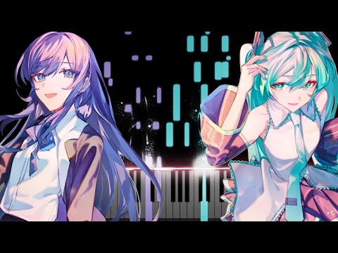 Sakura Biyori and Time Machine「桜日和とタイムマシン」- Piano Synthesia // Ado ft. Hatsune Miku