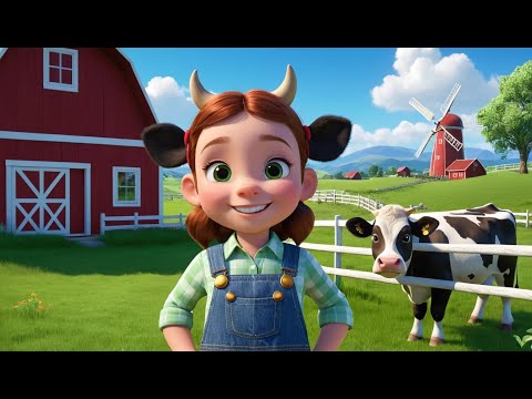 Moo Moo Brown Cow | Fun Nursery Rhyme for Kids | Sing-Along Song