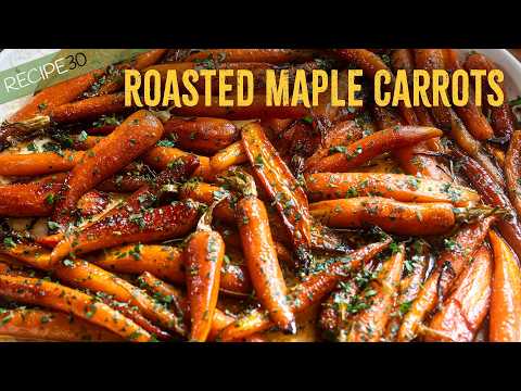 Perfect Roasted Maple Glazed Carrots Every Time