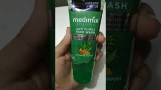 Medimix Ayurvedic Anti Pimple Face Wash #short #cutiebeautynishasingh pimple bhgao glowing skin pao