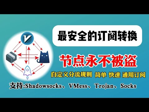 全新订阅节点转换大全！worker搭建永久免费私人反代订阅转换服务，新手小白必备，建议人手一个 将多节点多订阅汇聚订阅！自定义分 Shadowsocks、VMess、Trojan、Socks